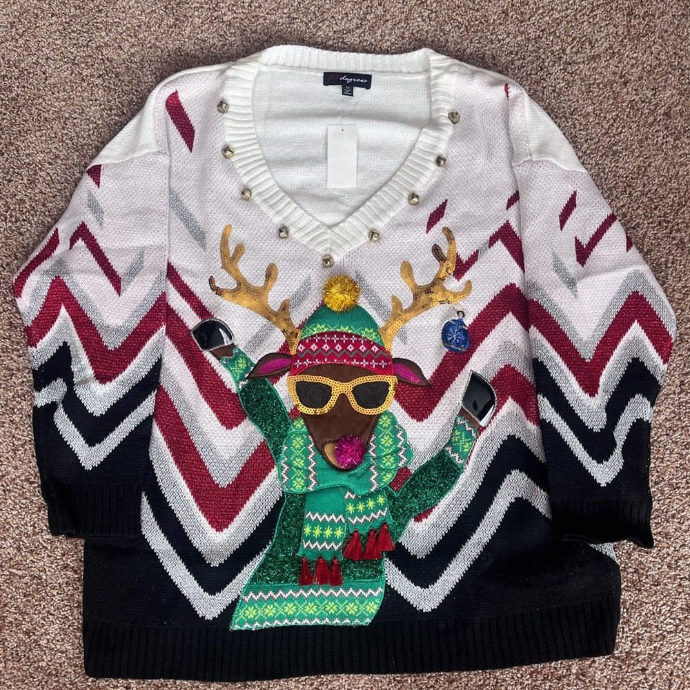 Reindeer Holiday Party‎ Christmas Sweater